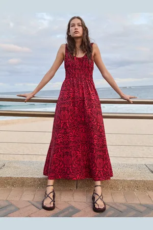 Hush Puppies Abstract Air Flow Midi Dress