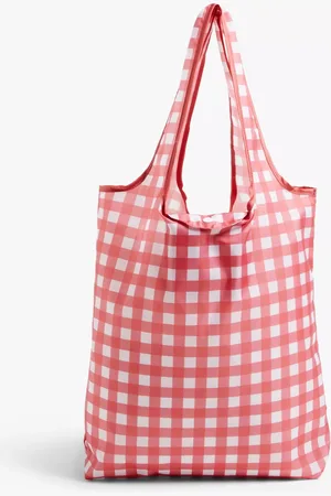 John Lewis Gingham Foldable Tote