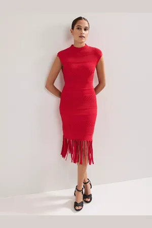 Phase Eight Tazmin Tassel Midi Dress