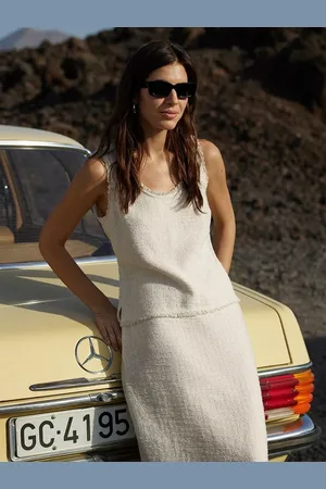 Whistles Lucie Boucle Pencil Skirt