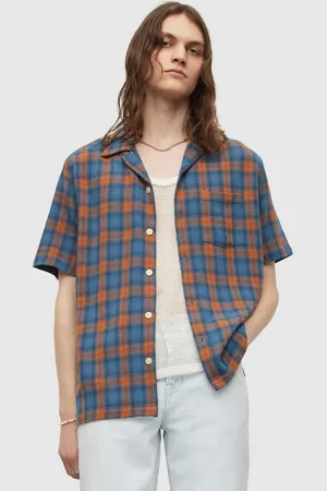 AllSaints Talaia Checked Short Sleeve Shirt