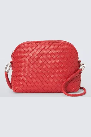 Dragon Diffusion Chunky Fellini Pochette Woven Leather Cross Body Bag