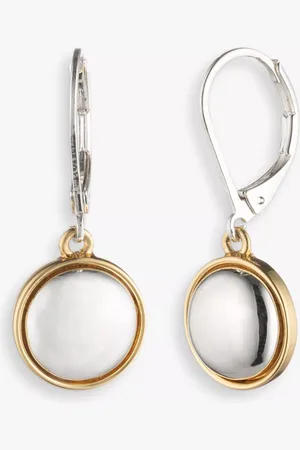 Ralph Lauren Lauren Two-Tone Drop Earrings, Gold/Silver