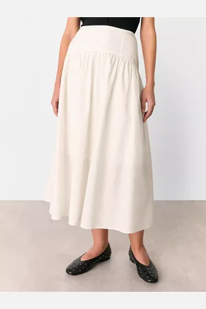 Whistles Waist Panel Midi Skirt