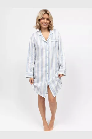 Cyberjammies Stripe Linen Blend Nightshirt