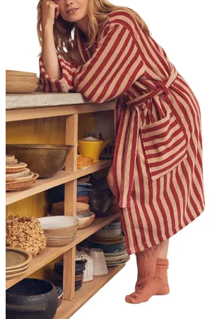 Piglet in Bed Pembroke Stripe Dressing Gown