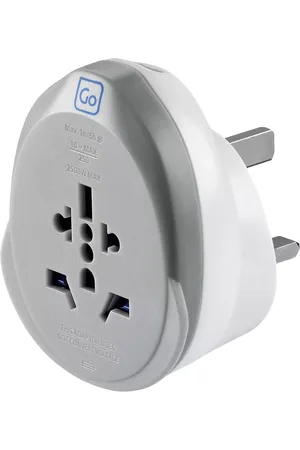 Go Travel Reisaccessoires Worldwide to UK 25W USB-C Fast Charge Plug Adaptor