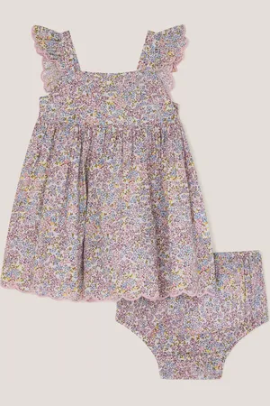Monsoon Baby Newborn Peri Floral Sundress & Briefs Set