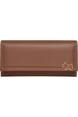 Radley Heritage Lane Leather Large Flap Over Matinee Purse, Black