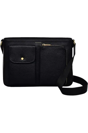 Radley Selby Crescent Grained Leather Bag