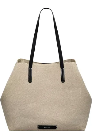 Radley Leather Canvas Tote Bag