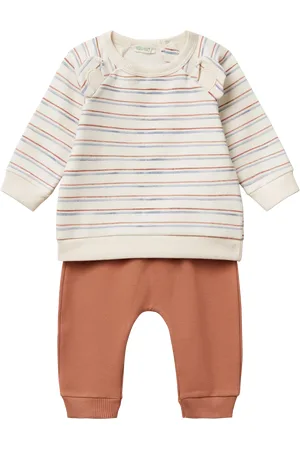 Benetton Baby Stripe Long Sleeve Top & Joggers Set