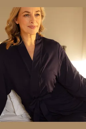 Cyberjammies Joanna Jersey Long Dressing Gown