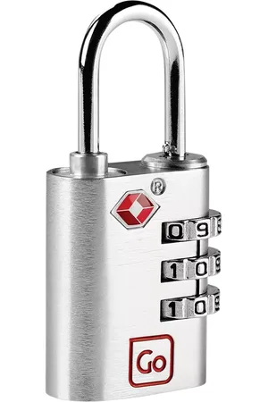 Go Travel Reisaccessoires TSA Approved Luggage 3-Digit Classic Combination Padlock