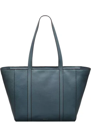 Radley Knightsbridge Road Leather Large Zip Top Tote Bag