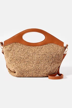 mint&berry Sarah Woven Paper Cross Body Bag