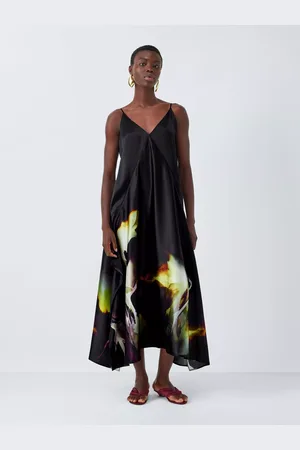 John Lewis Editions Sleeveless Silk Midaxi Dress