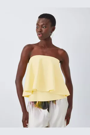 John Lewis Editions Ruffle Bandeau Knit Top