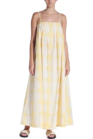 ASCENO Heather Cotton Maxi Dress