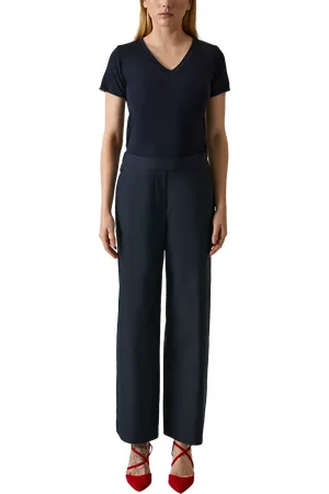 James Lakeland High Waist Wide Leg Trousers