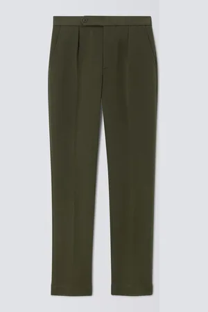 Ralph Lauren Polo Tailored Fit Cotton Blend Suit Trousers