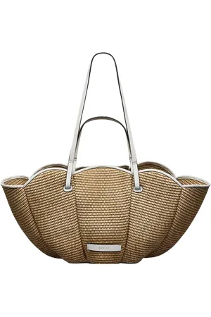 Radley Lily Leather Canvas Drawstring Bag