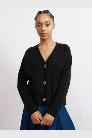 Albaray Pointelle Wool Blend Cardigan