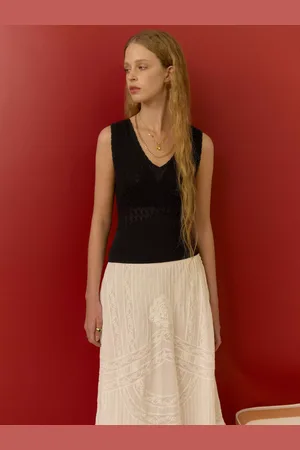 BRORA Cotton Blend Lace Cami