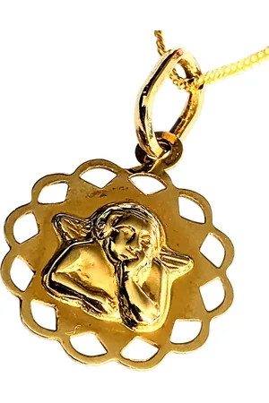 L & T Heirlooms Pre-loved 18ct Guardian Angel Pendant