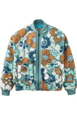 PASSENGER Lucia Floral Zip Fleece