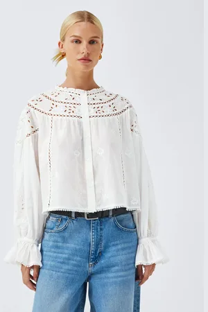 AND/OR Boho Embroidered Top