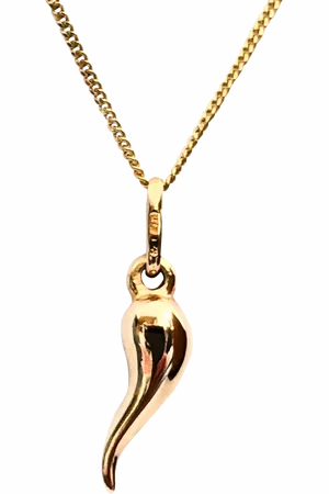 L & T Heirlooms Pre-Loved 9ct Horn of Plenty Pendant Necklace