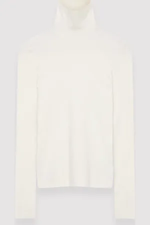 Joseph Silk Stretch High Neck Top