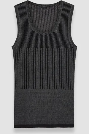Joseph Bi-Colour Ribbed Tank Top