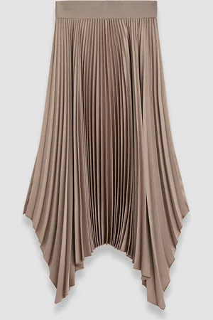 Joseph Ade Knit Weave Plissé Skirt
