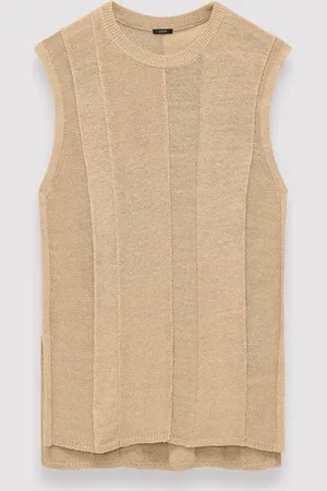 Joseph Linen Blend Knitted Tank Top