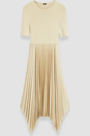 Joseph Knit Weave Plissé Darno Dress