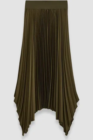 Joseph Ade Knit Weave Plissé Skirt