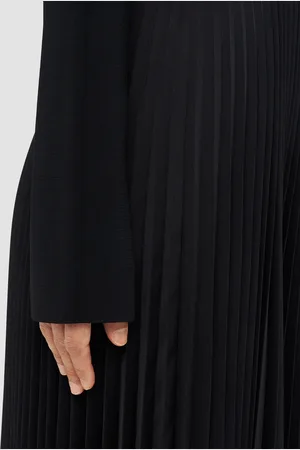 Joseph Knit Weave Plissé Dubois Dress