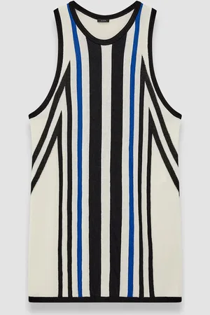 Joseph Cretto Jacquard Knitted Tank Top