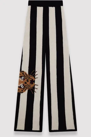 Joseph Leopard Knit Trousers
