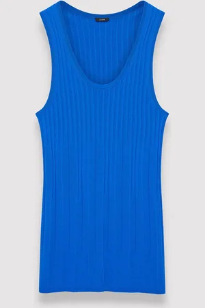 Joseph Viscose Rib Knit Tank Top