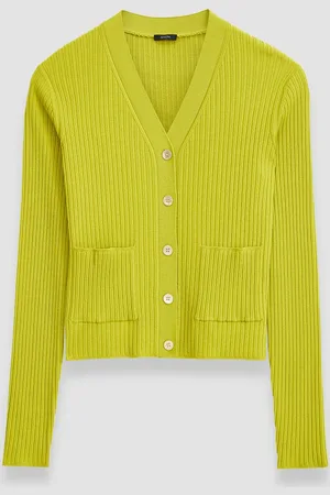 Joseph Merino Rib Cardigan