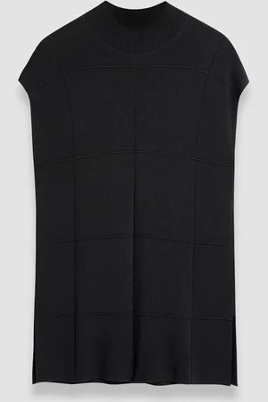 Joseph Grid Viscose Knitted Tank Top
