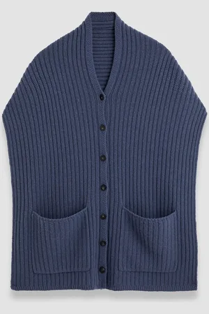 Joseph Open Cashmere Button Scarf