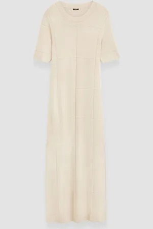 Joseph Grid Viscose Knitted Dress