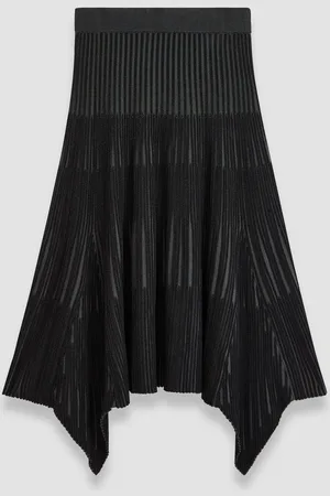 Joseph Bi-Colour Ribbed Skirt