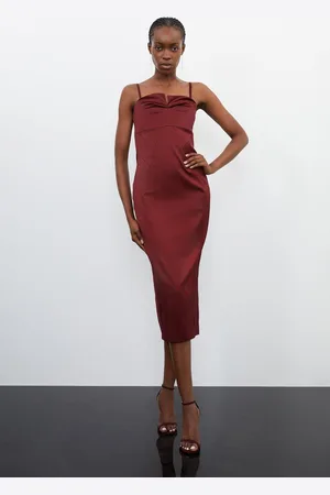 Pencil Dresses in the colour Red for women