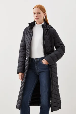 Karen Millen Lightweight Knee Length Packable Coat