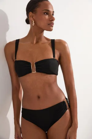 Karen Millen Bikini Bottoms With Gold Trim